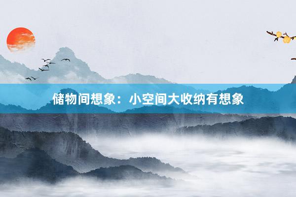 储物间想象：小空间大收纳有想象